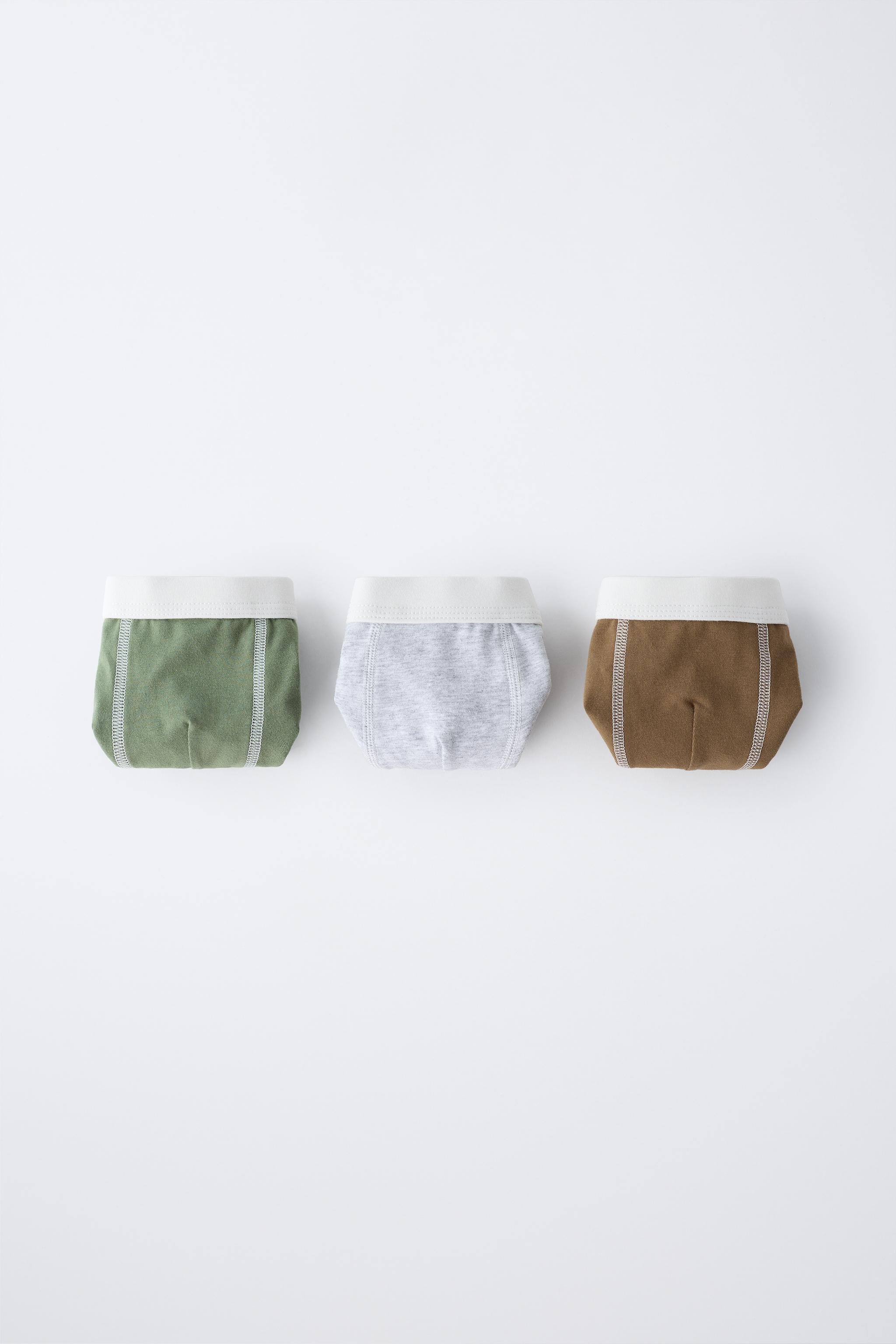 2-6 YEARS/ THREE-PACK OF BOXERS WITH CONTRAST DETAIL